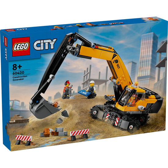 Lego 60420 City Great Vehicles Gele Graafmachine