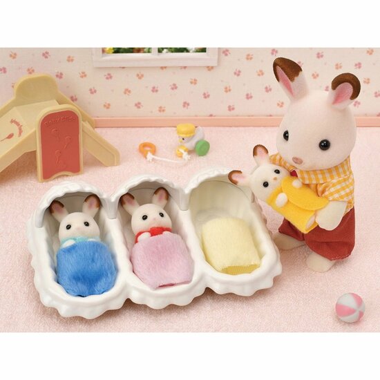 Sylvanian Families 5532 Drieling Chocoladekonijn Verzorgingsset