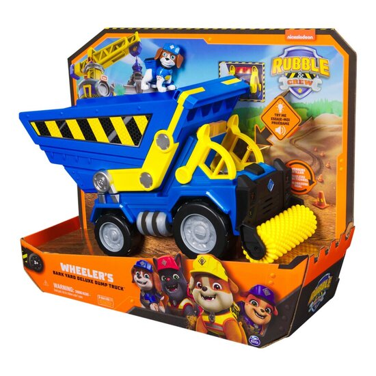 Paw Patrol Rubble and Crew Vuilniswagen + Licht en Geluid