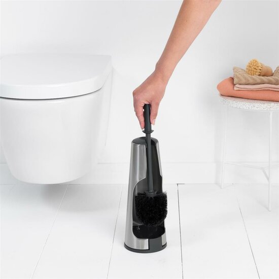 Brabantia Toiletborstel met Houder Matt Steel