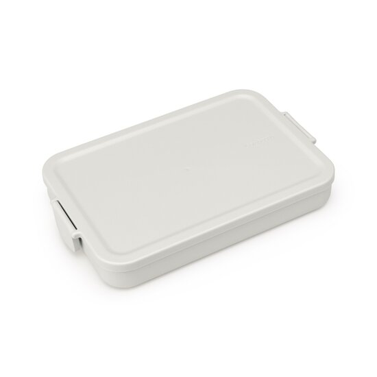 Brabantia Make &amp; Take Lunchbox Plat M Lichtgrijs