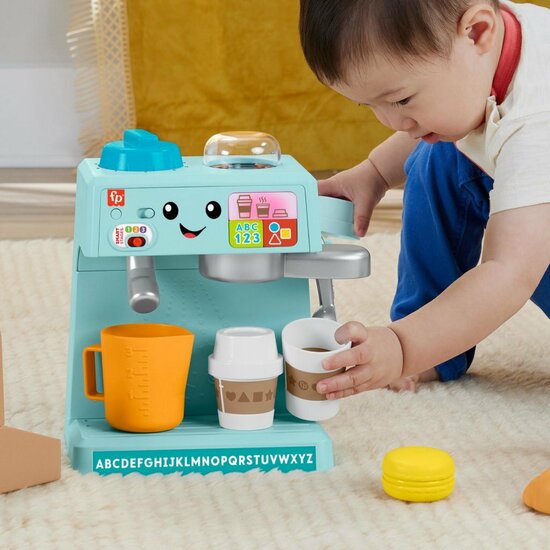 Fisher Price Lach en Leer Koffiemachine + Licht en Geluid