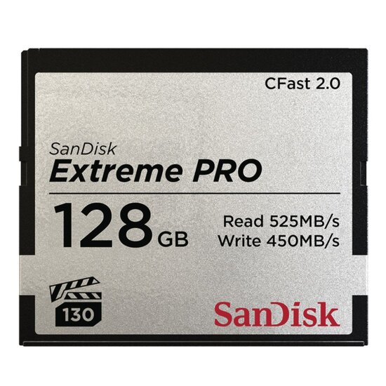 Sandisk Extreme Pro CFAST 2.0 128GB 525MB/s VPG130