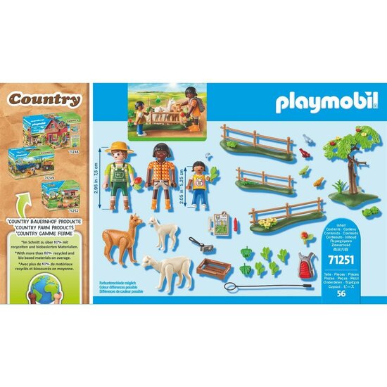 Playmobil 71251 Country Alpaca Wandeling