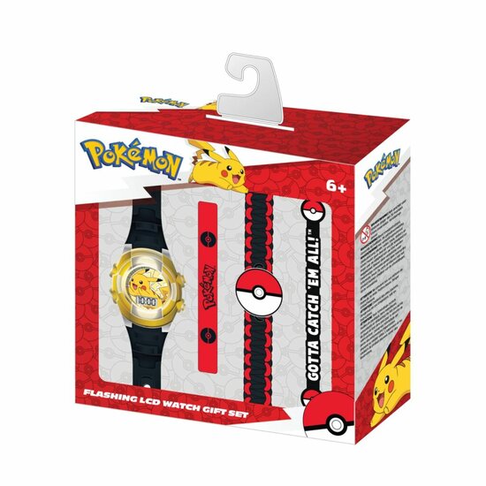 Pok&eacute;mon LCD-Horloge Cadeauset