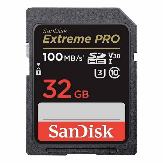 Sandisk SDHC Extreme Pro Geheugenkaart 32GB 100 MB/s V30