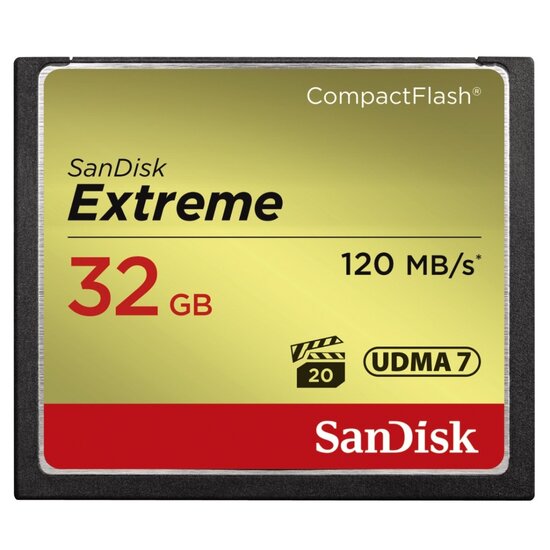 Sandisk CF Extreme 32GB 120MB/s Read 85MB/s Write