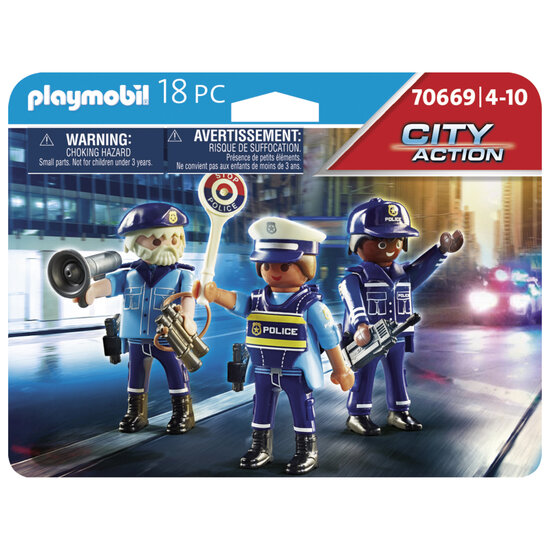 Playmobil 70669 City Action Figurenset Politie 3 Stuks