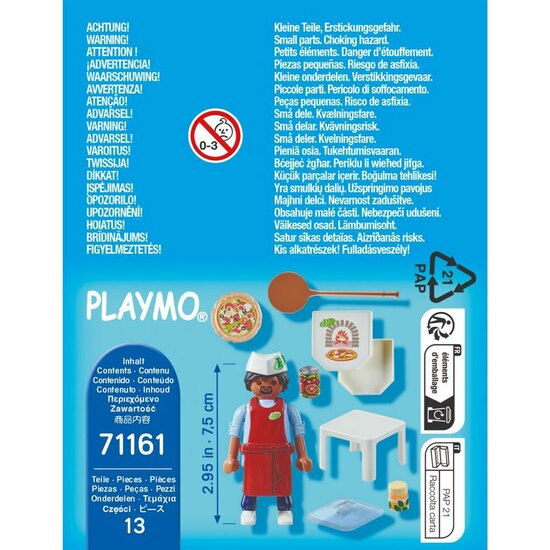 Playmobil 71161 Special Plus Pizzabakker