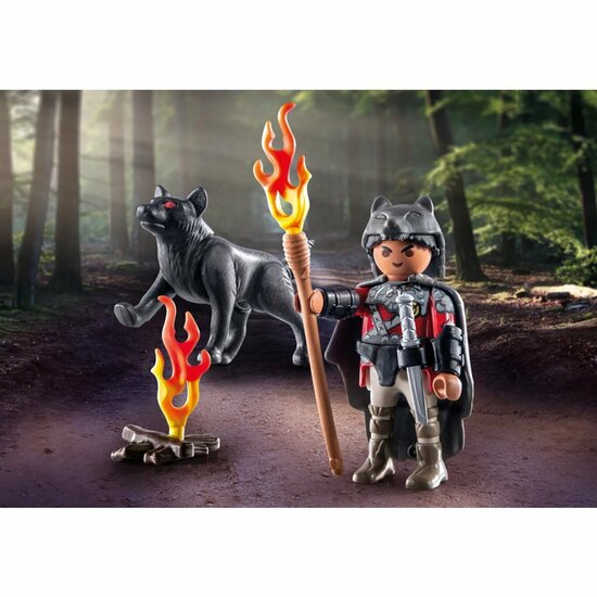 Playmobil 71482 Special Plus Krijger met Wolf