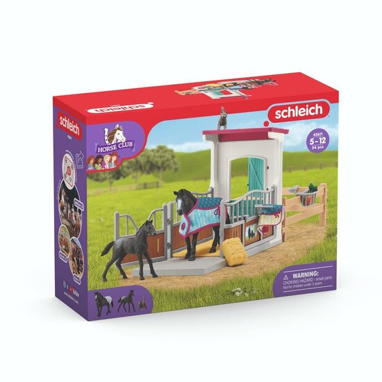 Schleich Horse Club Paardenbox + Merrie en Veulen