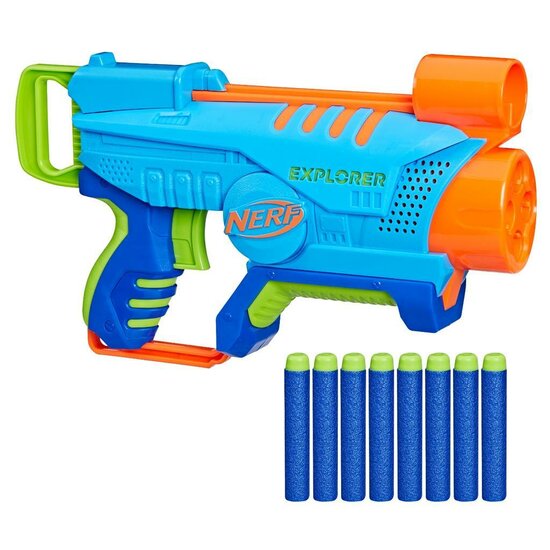 Nerf Elite Junior Exporer Blaster + 8 Darts