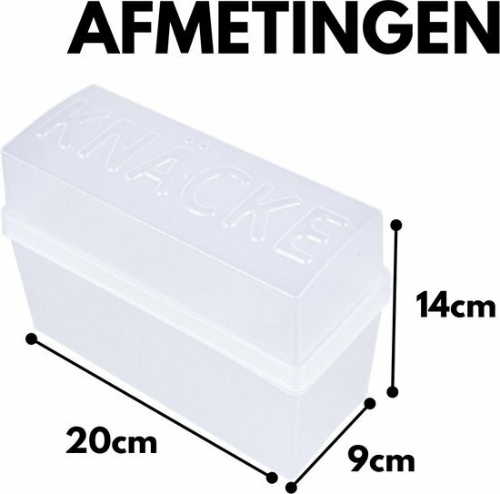 Crackerbox 1.65L Transparant Licht