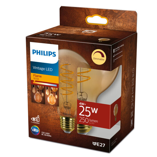 Philips Led Cl G93 Gld D 25w E27