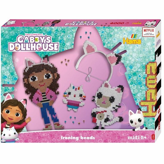 Hama Strijkkralen Gabby&#039;s Dollhouse 4000 Stuks