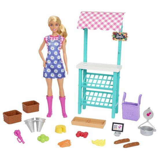 Barbie Boerenmarkt Speelset