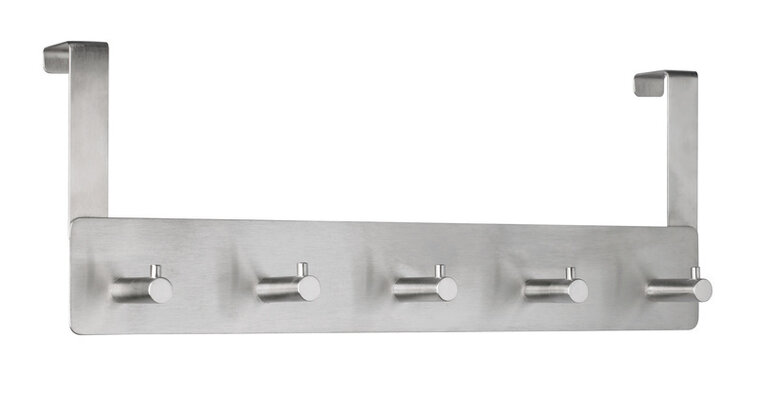 Alco AL-2840 Deurgarderobe Zilver 5 Haken