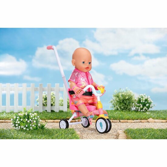 Baby Born Fiets Outfit 43 cm Roze/Oranje