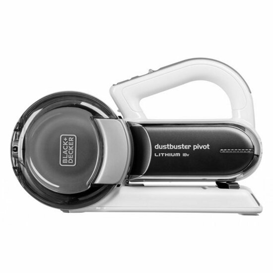 Black&amp;Decker PV1820LQW Kruimeldief 0.44L Wit/Grijs