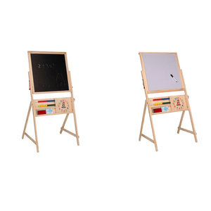 reparatie Zeebrasem Malen Schoolbord Whiteboard Hout 2 In 1 - shop35